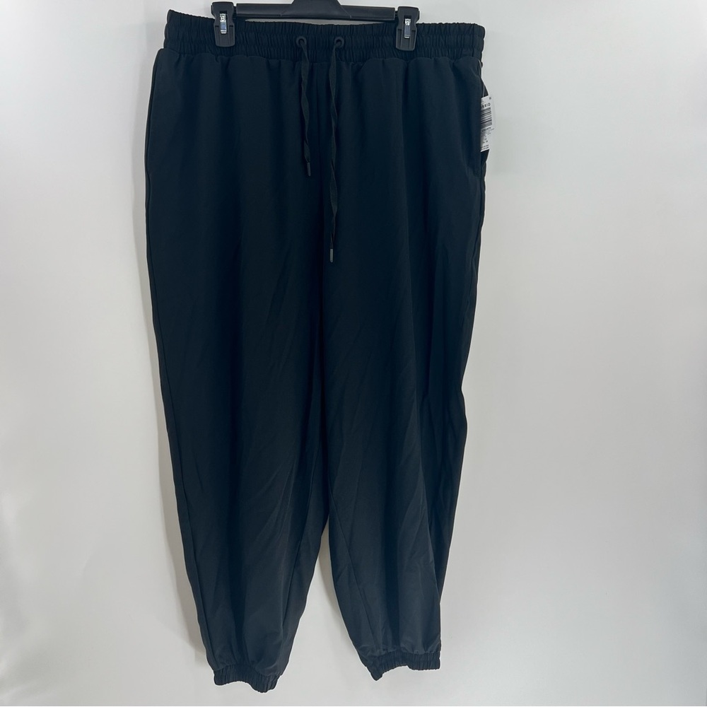 Torrid Stretch Woven Active Jogger 1X NWT Black 4 Way Stretch Pull On Pants